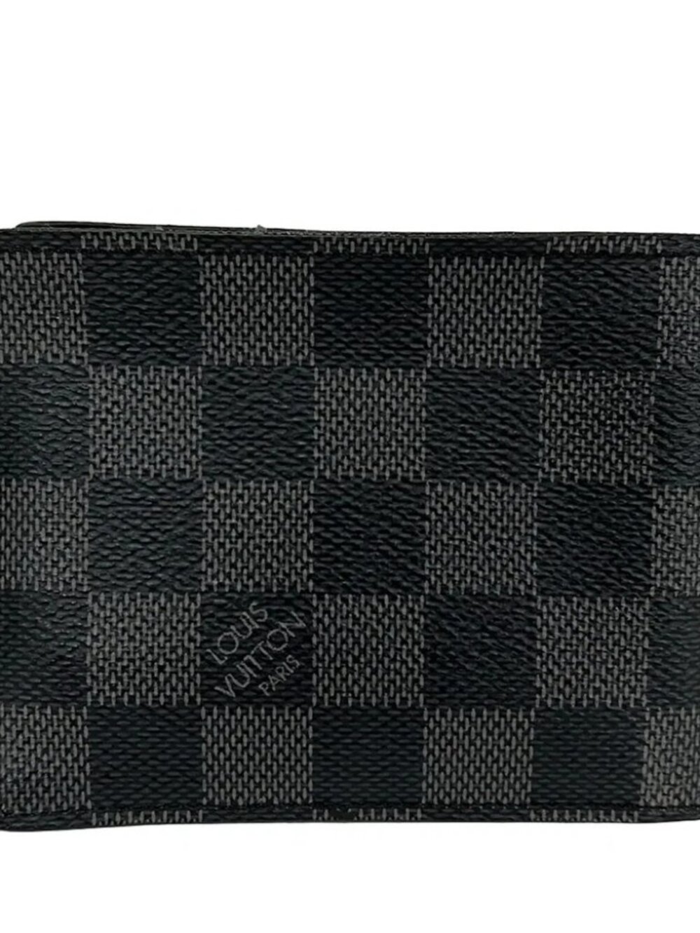 LOUIS VUITTON Portefeuille Slender N63261 Damier Graphite Unclear Bill Holder